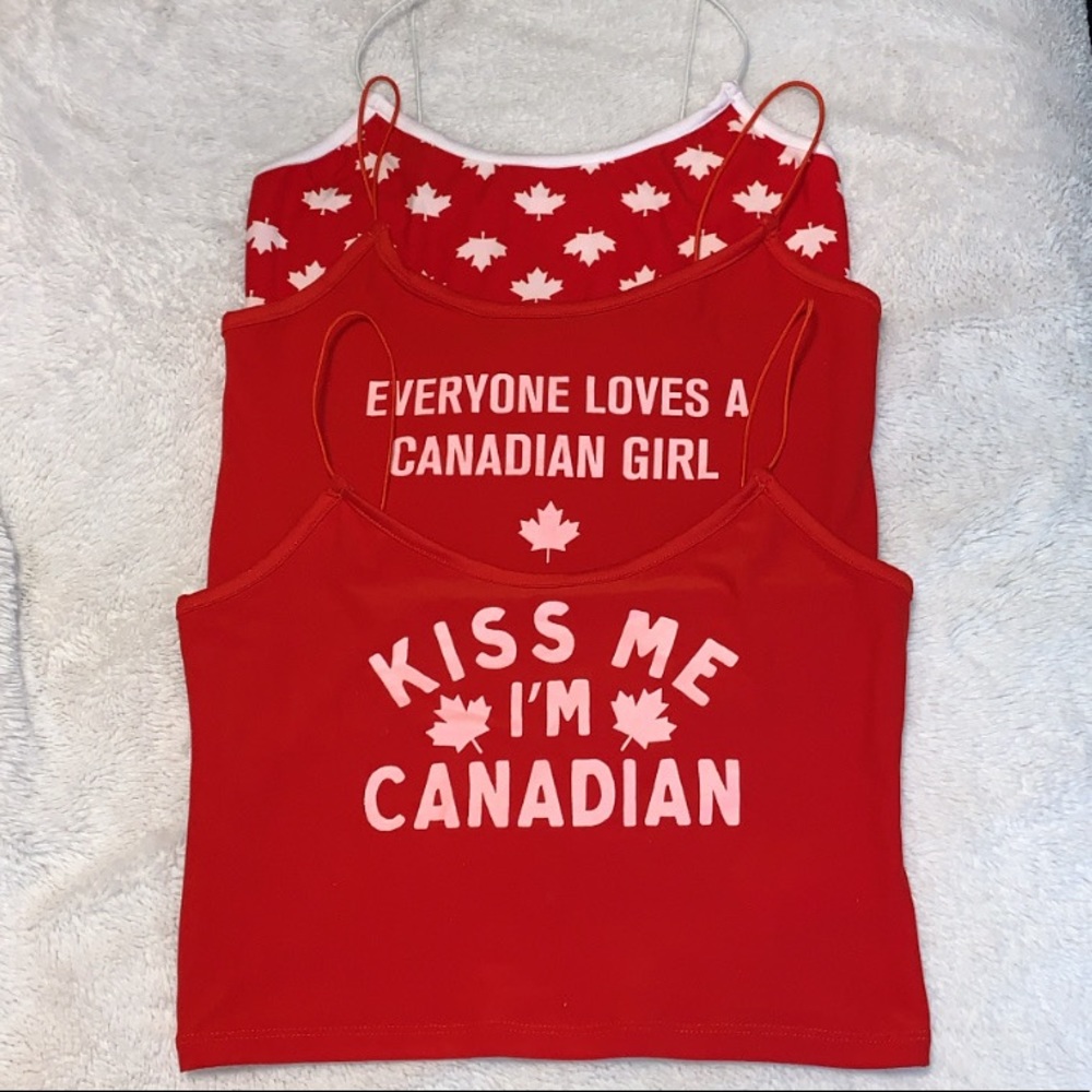 |3 FOR $20| URBAN PLANET Canada Day Tank Tops